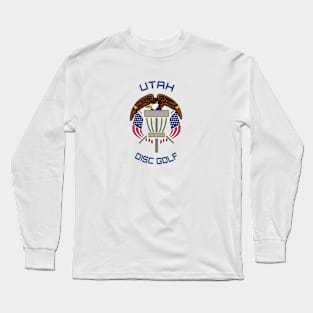 Utah Disc Golf - State Flag Light Long Sleeve T-Shirt